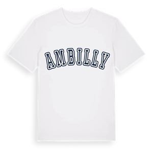 Ambilly college t-shirt – ekologisk bomull t-shirt från Pinshirt