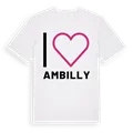 Jag älskar Ambilly t-shirt stort tryck