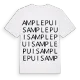 Amplepuis ordlek t-shirt
