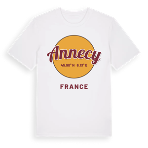 Annecy cirkel t-shirt – ekologisk bomull t-shirt från Pinshirt