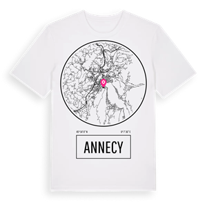 Annecy t-shirt – ekologisk bomull t-shirt från Pinshirt
