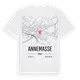 Annemasse karta t-shirt
