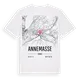 Annemasse karta t-shirt