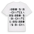 Annoisin-Chatelans ordlek t-shirt