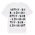 Anthy-sur-Léman ordlek t-shirt