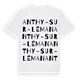 Anthy-sur-Léman ordlek t-shirt