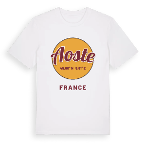 Aoste cirkel t-shirt – ekologisk bomull t-shirt från Pinshirt