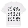 Arâches-la-Frasse ordlek t-shirt