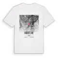 Ardèche karta t-shirt