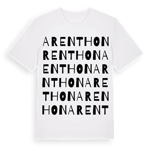 Arenthon ordlek t-shirt – ekologisk bomull t-shirt från Pinshirt