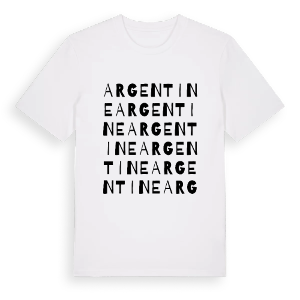 Argentine ordlek t-shirt – ekologisk bomull t-shirt från Pinshirt