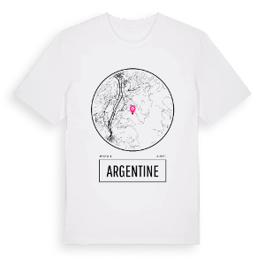 Argentine t-shirt – ekologisk bomull t-shirt från Pinshirt