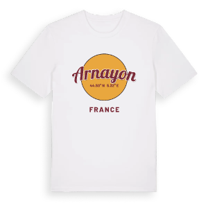 Arnayon cirkel t-shirt – ekologisk bomull t-shirt från Pinshirt