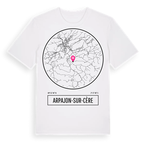 Arpajon-sur-Cère t-shirt – ekologisk bomull t-shirt från Pinshirt