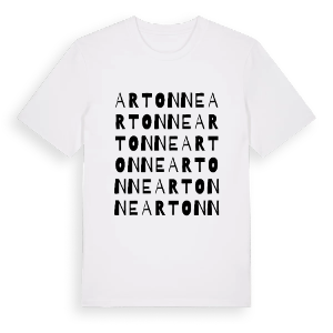Artonne ordlek t-shirt – ekologisk bomull t-shirt från Pinshirt