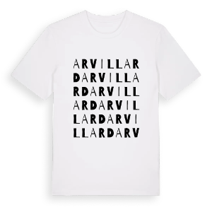 Arvillard ordlek t-shirt – ekologisk bomull t-shirt från Pinshirt