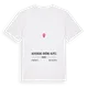 Auvergne-Rhône-Alpes karta t-shirt