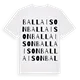 Ballaison ordlek t-shirt