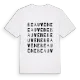 Beauvène ordlek t-shirt