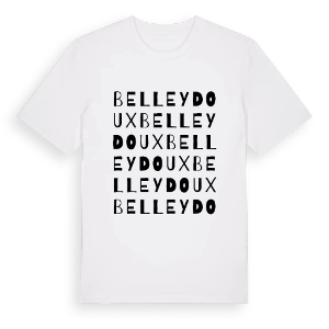 Belleydoux ordlek t-shirt – ekologisk bomull t-shirt från Pinshirt