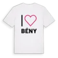 Jag älskar Bény t-shirt stort tryck
