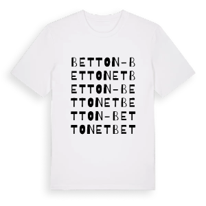 Betton-Bettonet ordlek t-shirt – ekologisk bomull t-shirt från PinShirt