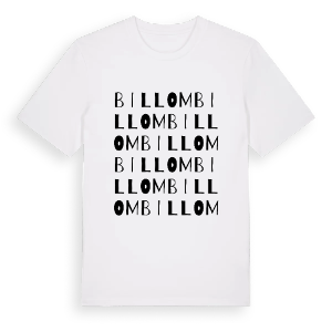 Billom ordlek t-shirt – ekologisk bomull t-shirt från Pinshirt