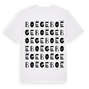 Boëge ordlek t-shirt – ekologisk bomull t-shirt från Pinshirt