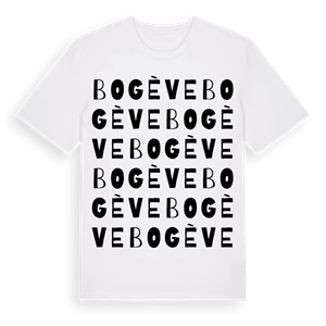 Bogève ordlek t-shirt – ekologisk bomull t-shirt från Pinshirt
