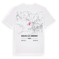 Boulieu-lès-Annonay karta t-shirt