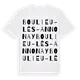 Boulieu-lès-Annonay ordlek t-shirt