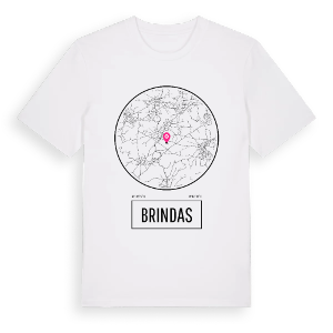 Brindas t-shirt – ekologisk bomull t-shirt från Pinshirt