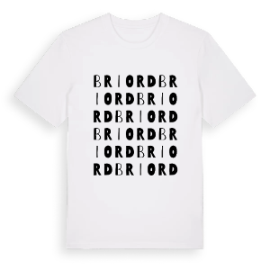 Briord ordlek t-shirt – ekologisk bomull t-shirt från Pinshirt