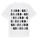 Burdignin ordlek t-shirt