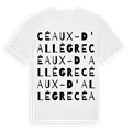 Céaux-d'Allègre ordlek t-shirt