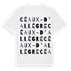 Céaux-d'Allègre ordlek t-shirt