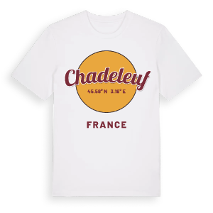 Chadeleuf cirkel t-shirt – ekologisk bomull t-shirt från Pinshirt