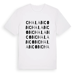 Chalancon ordlek t-shirt – ekologisk bomull t-shirt från Pinshirt