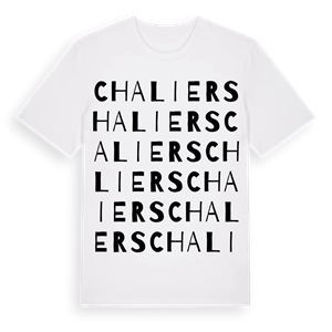 Chaliers ordlek t-shirt – ekologisk bomull t-shirt från Pinshirt