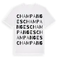 Champanges ordlek t-shirt
