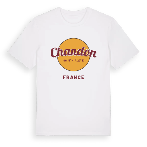 Chandon cirkel t-shirt – ekologisk bomull t-shirt från Pinshirt