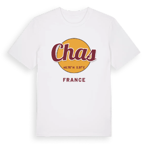 Chas cirkel t-shirt – ekologisk bomull t-shirt från Pinshirt