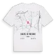 Châtel-de-Neuvre karta t-shirt