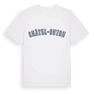Châtel-Guyon college t-shirt – ekologisk bomull t-shirt från Pinshirt