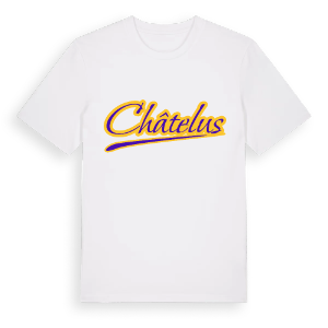 Châtelus baseball t-shirt – ekologisk bomull t-shirt från Pinshirt