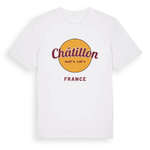 Châtillon cirkel t-shirt – ekologisk bomull t-shirt från Pinshirt