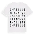 Châtillon-sur-Cluses ordlek t-shirt