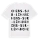 Chens-sur-Léman ordlek t-shirt