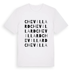 Chevillard ordlek t-shirt – ekologisk bomull t-shirt från Pinshirt