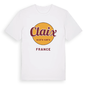 Claix cirkel t-shirt – ekologisk bomull t-shirt från Pinshirt